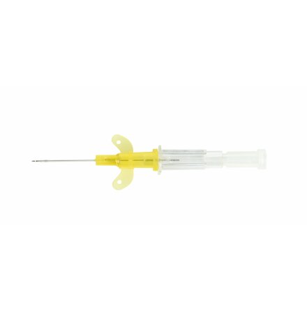 KRUUSE Venocan Mini Infusionskanyl, gul, 0,7x19mm, 24G, 50st