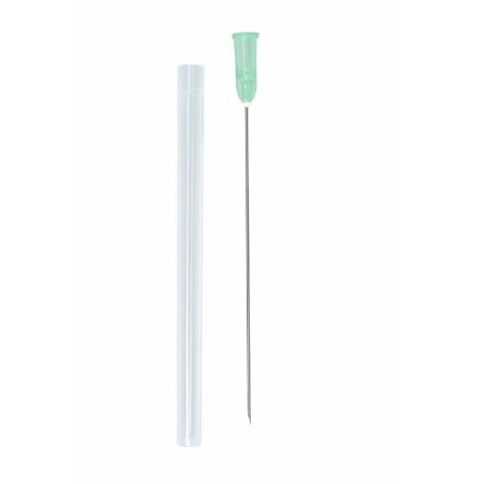 KRUUSE Engngskanyl, grn, 0,8 x 80 mm, 100 st
