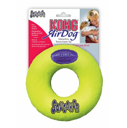 Kong Squeaker Donut leksak tennisboll L [ASD1] 1st