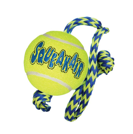 KONG AirDog Squeaker tennisboll medium m/rep, AST21, 3 st