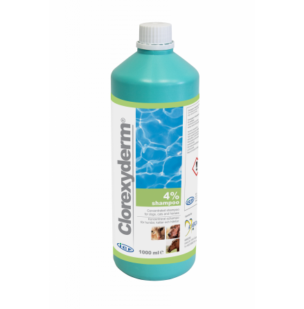 Clorexyderm 4% Schampo, 1000 ml, 1st flaska