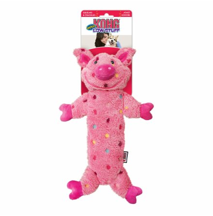 KONG Low Stuff Speckles Pig, large, LWS14E, 4st
