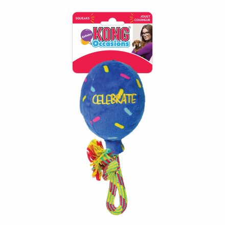 KONG Occasions Birthday Balloon blue, large, RCC13E, 3st