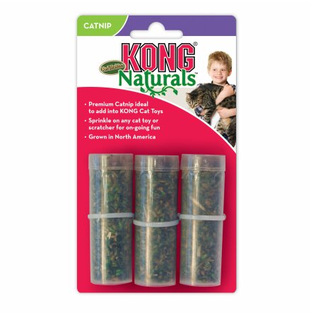 KONG Catnip Refillable Tube 3 tubes, CNRT3E, 3st