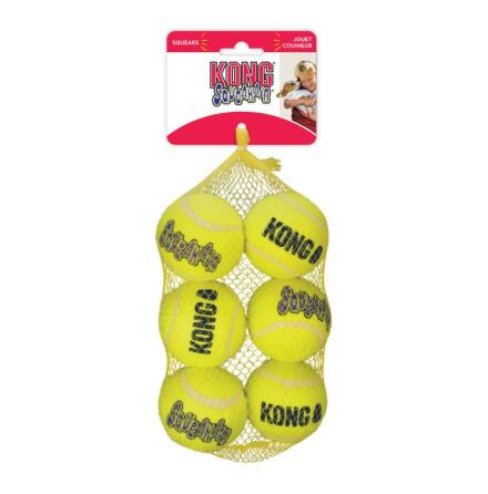 KONG SqueakAir Balls 6-Pack, medium, AST22E, 2st
