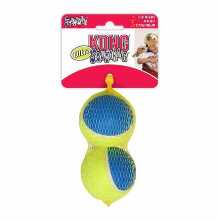 KONG Ultra SqueakAir Ball, large,  8 cm, AUT1E, 3st