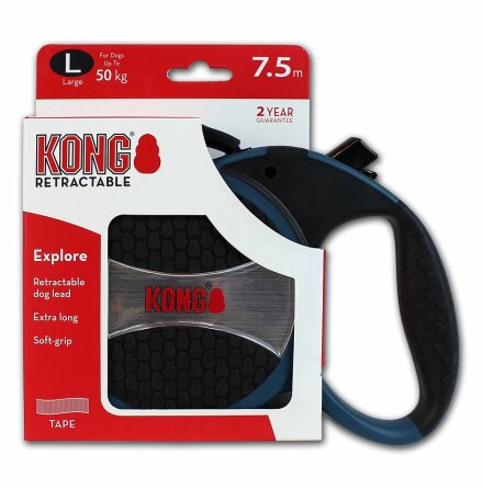 KONG Explore Flexikoppel, L, bl, >50 kg,  lngd 5 m, 1 st