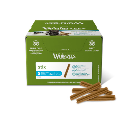 WHIMZEES Tuggben Stix, 15 g, S, display med 150 st