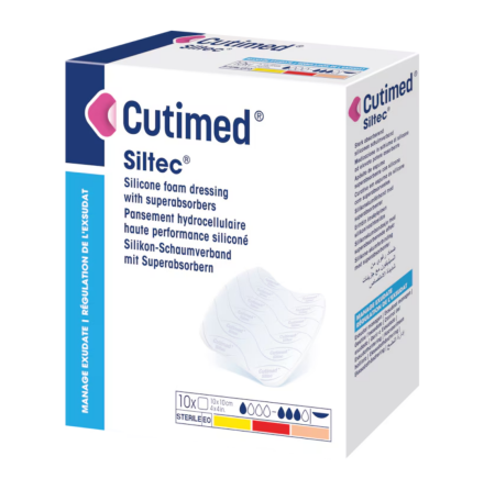 Cutimed Siltec 10x10cm/10