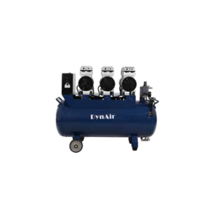 Kompressor DynAir med torkfunktion, Oljefri, 70L, 456l/min