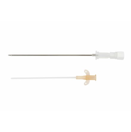 KRUUSE Large Animal IV Catheter, 14Gx8cm, vinger, PU, 40 st
