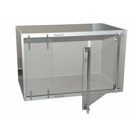 BUSTER Hundbur Modell D drr i hrdat glas 75x50x62,5cm, gr