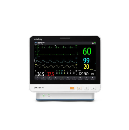 Mindray ePM12 Vet, touch, printer, + CO2 and IBP