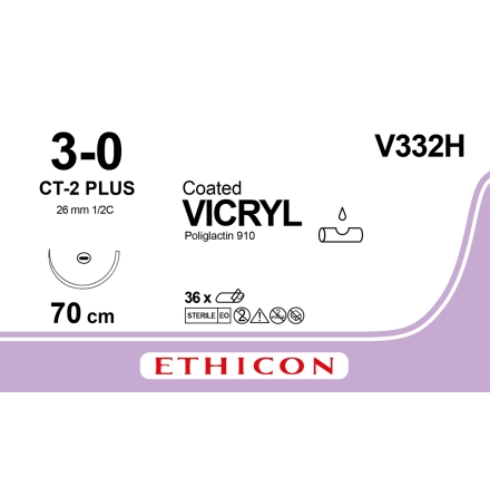 Vicryl 3-0 CT-2 70CM V332H