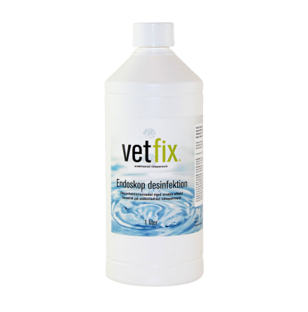 Vetfix Endoskop desinfektion, v�teperoxid 1,5%, 1 liter