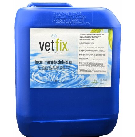 Vetfix Instrumentdesinfektion, v�teperoxid 3%, 5 liter