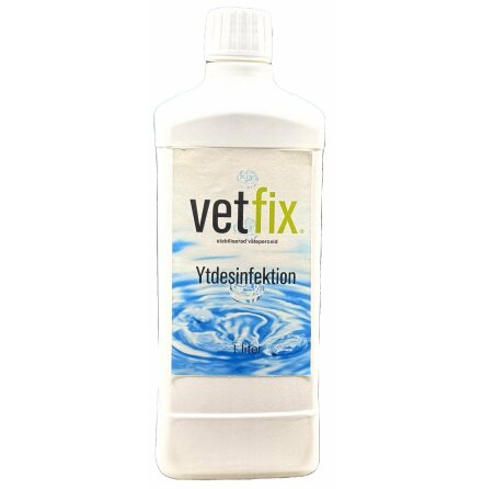 Vetfix Ytdesinfektion, v�teperoxid 1,5%, dunk, 5 liter