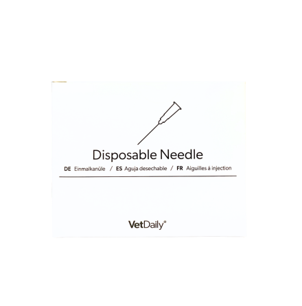 VetDaily Eng�ngskanyl, 1.25x25mm, 18Gx1, Rosa, 100st