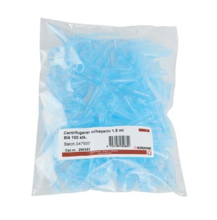 Milian Mikror�r, st�ngt lock, konformade, LH, 1,5 ml, 100 st