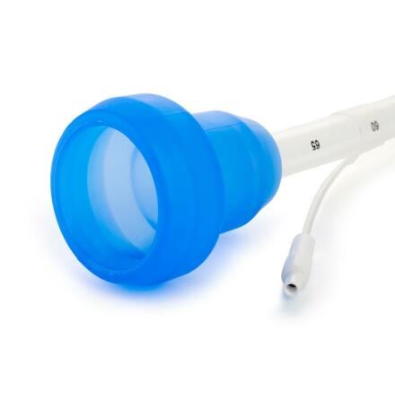 KRUUSE Trakealtub, silikon, ID 16 mm, L 70 cm, med kuff, 1st