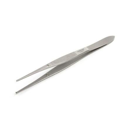 KRUUSE Iris Kirurgisk Pincet, 11,5 cm, rak, 1x2 t�nder