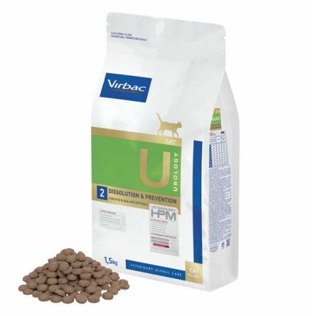 Virbac HPM Cat U2, Urology Dissolution & Prevention 1,5 kg