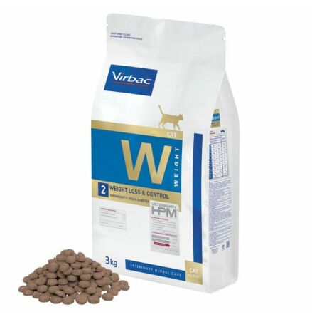 Virbac HPM Cat W2, Weight Loss & Control 3 kg
