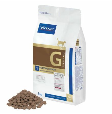 Virbac HPM Cat G1, Gastro Digestive Support 3 kg