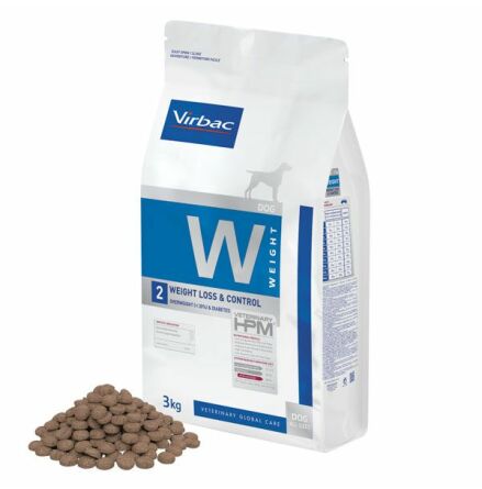Virbac HPM Dog W2, Weight Loss & Control 3 kg