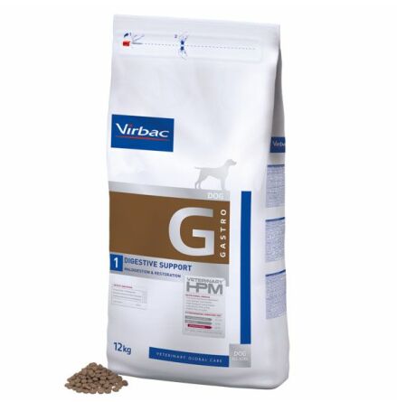 Virbac HPM Dog G1, Gastro Digestive Support 12 kg