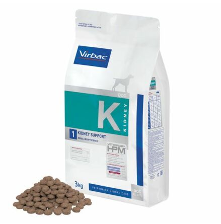 Virbac HPM Dog K1, Kidney Support 3 kg