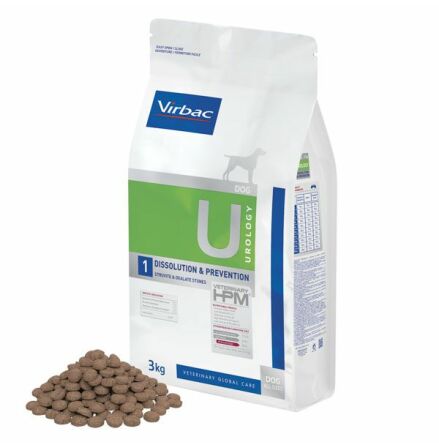 Virbac HPM Dog U1, Urology Dissolution & Prevention 3 kg