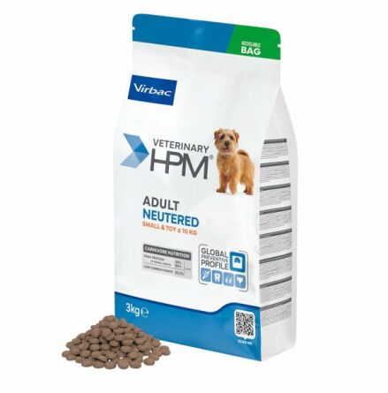 Virbac HPM Adult Neutered Small & Toy Dog 3kg