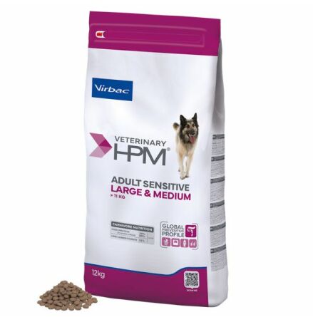 Virbac HPM Adult Sensitive Large & Medium Dog 12 kg