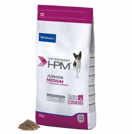 Virbac HPM Junior Medium Dog 12 kg