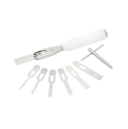 Modular Osteotome set Blades - 4,6,8,10,12,15 & 20mm VI