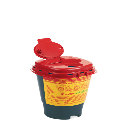 Sarstedt riskavfallsbeh�llare Multi-Safe Twin plus REC 2,0L