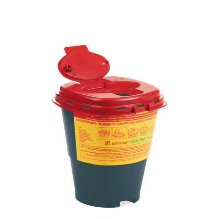 Sarstedt riskavfallsbeh�llare Multi-Safe Twin plus REC 2,5L