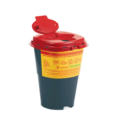 Sarstedt riskavfallsbeh�llare Multi-Safe Twin plus REC 3,0L
