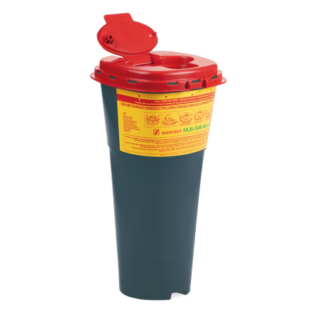 Sarstedt riskavfallsbeh�llare Multi-Safe Twin plus REC 5,0L