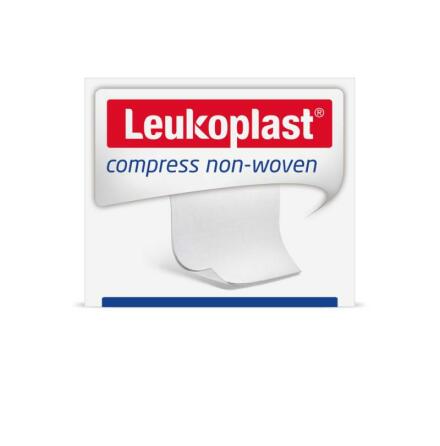 Leukoplast Compress, non-woven steril 10X10, vit, 50x5 st