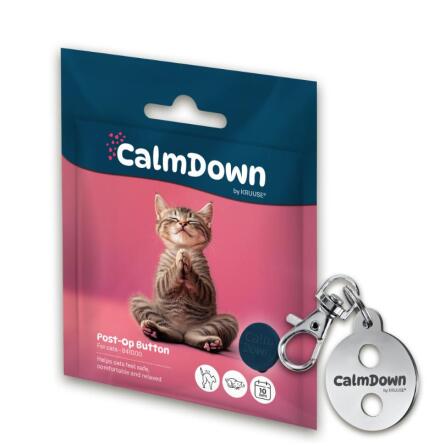 CalmDown by KRUUSE Cat Tag Kit, 1 button