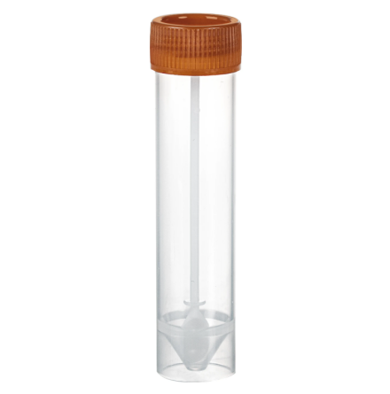 Faecesr�r 107x25mm med sked i lock