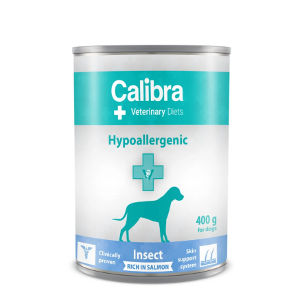 Calibra VD Dog Hypoallergenic Insect & Salmon, 400g 12st