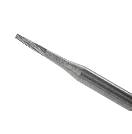 0.8MM EXTRA SMALL TAPER FISSURE BUR PK OF 5