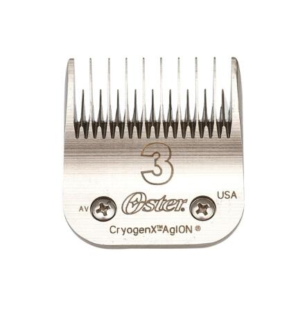 Oster Cryogen-X Sk�r, storlek 3, l�mnar 13 mm h�r, 1 st