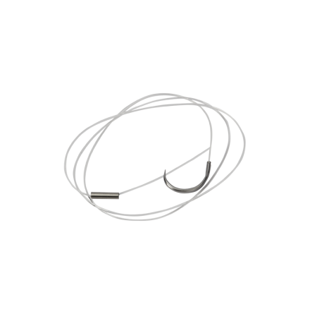 50LB NYLON X 500MM W/ VS FABELLA NEEDLE & 10MM CRIMP STERILE