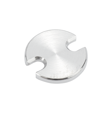 TITANIUM BUTTON 9MM 2 SLOTS