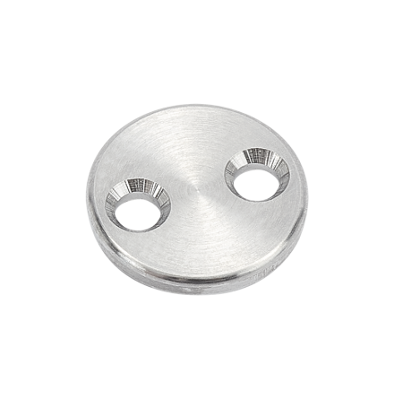 TITANIUM BUTTON 9MM 2 HOLE
