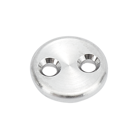 TITANIUM BUTTON 6MM 2 HOLE